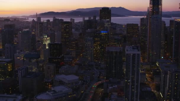 San Francisco Hava Görüntüleri Kaliforniya Abd — Stok video