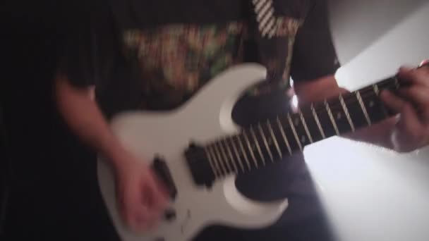 Guitarra Banda Heavy Metal — Vídeo de Stock