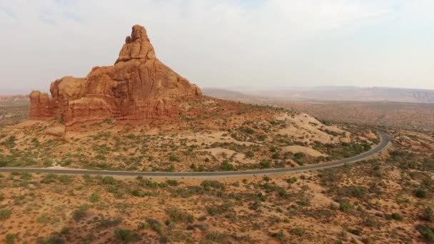 Arches National Park Aerial View — Stock Video