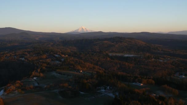 Zdjęcie Lotu Ptaka Kaptur Oregon Ultra — Wideo stockowe