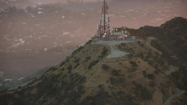 Кадри Заходу Сонця Лос Анджелесі Штат Каліфорнія Сша — стокове відео