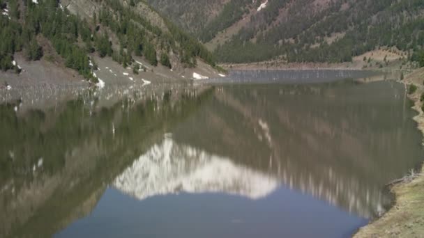 Yellowstonský Národní Park Wyomingu Letecký Pohled Yellowstonský Národní Park Snímek — Stock video