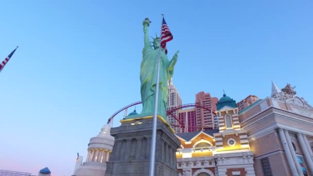 Las Vegas Nevada Abril 2016 Conduciendo Por Strip Las Vegas — Vídeos de Stock