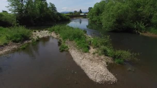 Αεροφωτογραφία Του Ποταμού Γιάμχιλ Όρεγκον — Αρχείο Βίντεο
