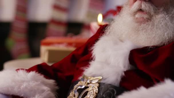 Santa Claus Mówi Shhh — Wideo stockowe