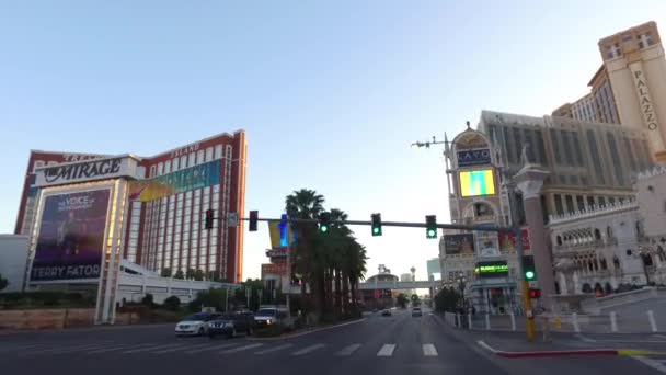 Las Vegas Nevada Usa Dubna 2016 Jízda Las Vegas Strip — Stock video