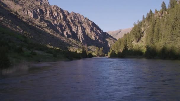 Yellowstone Nemzeti Park Légi Felvétel Természet Usa — Stock videók