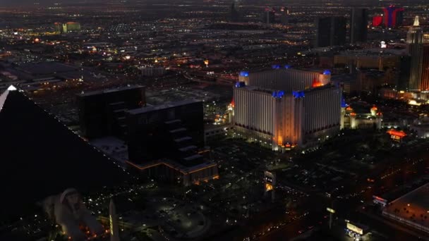 Las Vegas Nevada Usa November 2014 Luftaufnahme Des Las Vegas — Stockvideo