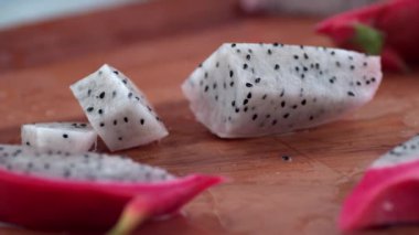 Ejderha meyvesi kesme, ağır çekim, Fantom Flex 4K 'de çekim