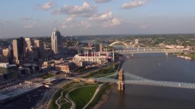 Cincinnati, Ohio 'nun havadan görünüşü