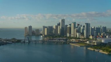 Geçitlerin ve Miami 'nin hava manzarası