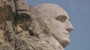 Güney Dakota 'daki Rushmore Ulusal Anıtı' nda George Washington 'a yakın durun.