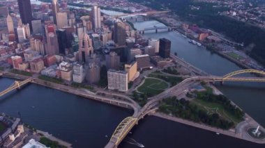 Pittsburgh, Pennsylvania 'nın hava manzarası
