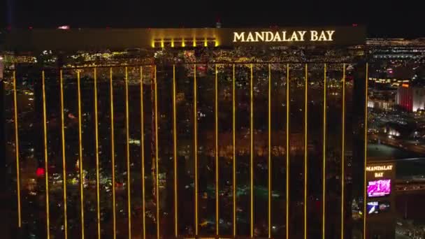 Las Vegas Nevada Circa 2017 Reveal Las Vegas Strip Mandalay — Stock video