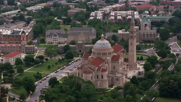 Washington Circa 2017 Basilique Sanctuaire National Immaculée Conception Tourné Avec — Video