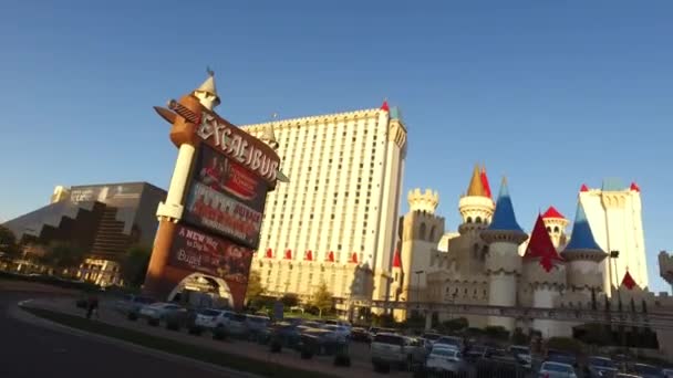 Las Vegas Nevada Usa Aprile 2016 Guidare Lungo Las Vegas — Video Stock
