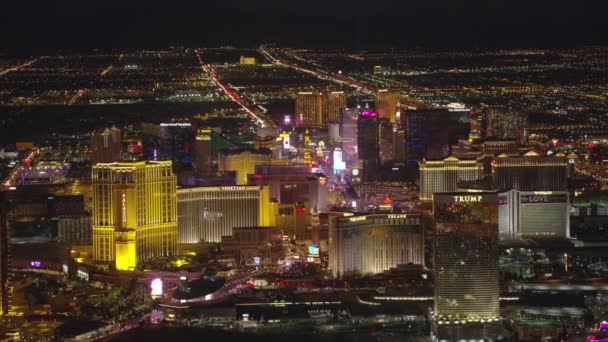 Las Vegas Nevada Circa 2017 Vysokoúhlý Letecký Pohled Las Vegas — Stock video