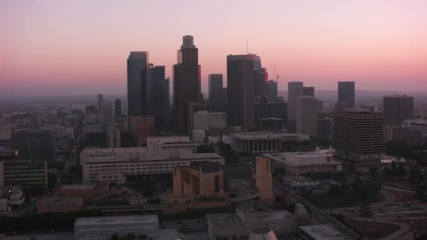 Footage Setting Sun Los Angeles California Usa — Stock Video