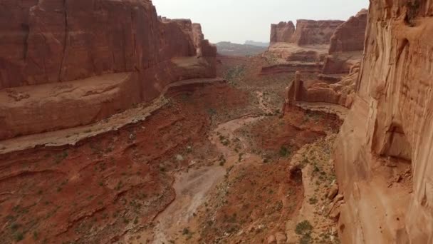 Arches National Park Aerial View — 图库视频影像