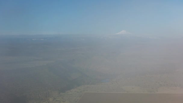 俄勒冈州 2018年左右 飞越比利奇努克湖飞往圣约翰山 杰斐逊直升机用Cineflex Gimbal和Red Epic W相机拍摄 — 图库视频影像