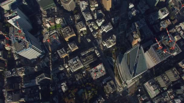 Τόκιο Ιαπωνία Περίπου 2018 Αεροφωτογραφία Των Κτιρίων Στο Κέντρο Του — Αρχείο Βίντεο