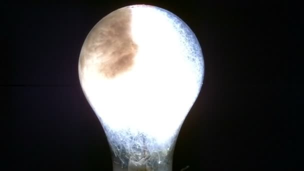 Vintage Flash Lamp Super Slow Motion Shot Met Phantom Camera — Stockvideo