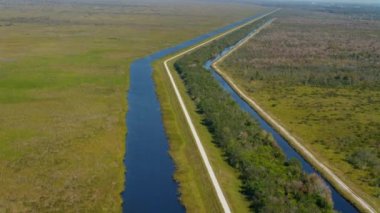 Kanalların havadan görünüşü, Florida