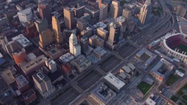 Cincinnati, Ohio 'nun havadan görünüşü
