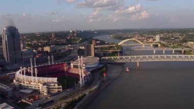 Cincinnati, Ohio 'nun havadan görünüşü