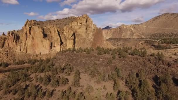 Smith Kayası Oregon Havadan Görünüşü — Stok video