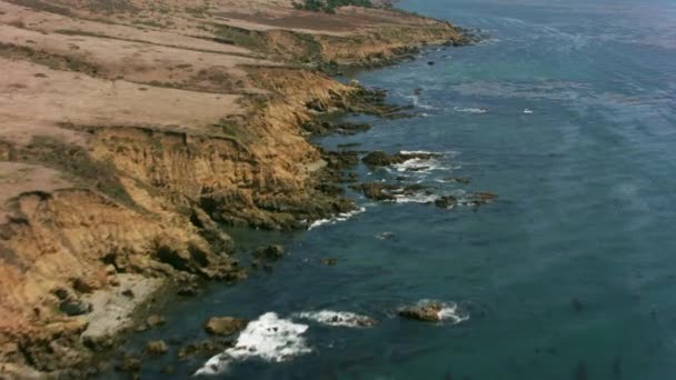 Californie Vers 2017 Vue Aérienne Littoral Accidenté Californie Tourné Avec — Video