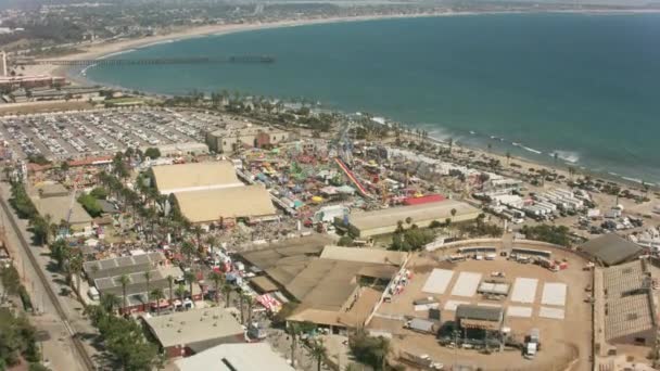 Ventura Californië Circa 2017 Luchtopname Van Ventura County Fair Opgenomen — Stockvideo