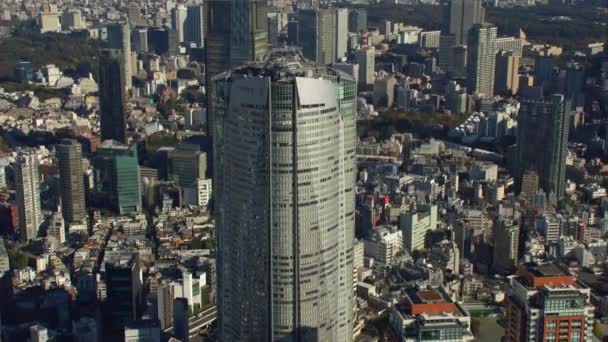 Tokio Japonsko Kolem Roku2018 Letecký Pohled Budovu Roppongi Hills Snímek — Stock video