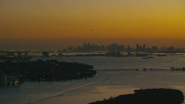 Widok Lotu Ptaka Miami Florydę Kauesways — Wideo stockowe