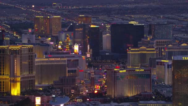 Las Vegas Nevada Okolice 2017 Widok Lotu Ptaka Las Vegas — Wideo stockowe