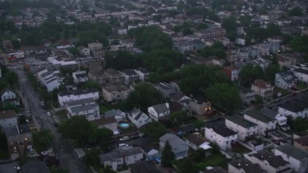 New York City Circa 2017 Luchtfoto Van Buurt Staten Island — Stockvideo