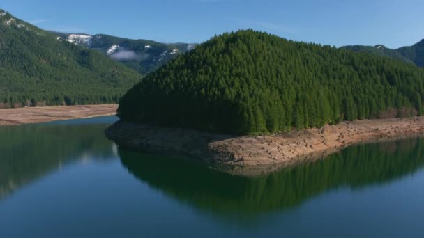 Oregon Circa 2018 Vue Aérienne Lac Detroit Prise Vue Depuis — Video