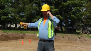 Yürüyüş ve Evet mavi yakalı işçi