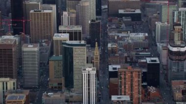Denver, Colorado - 2017 dolaylarında Denver şehir merkezindeki binalara yakınlaş