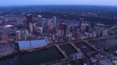 Pittsburgh, Pennsylvania 'nın hava manzarası