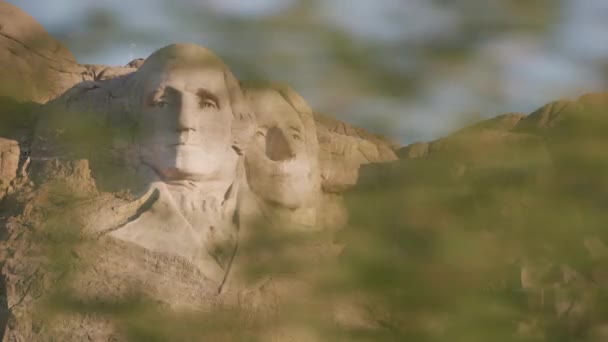 拉什莫尔山国家纪念 南达科塔州 — 图库视频影像