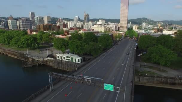 Foto Aérea Portland Oregon — Vídeo de stock