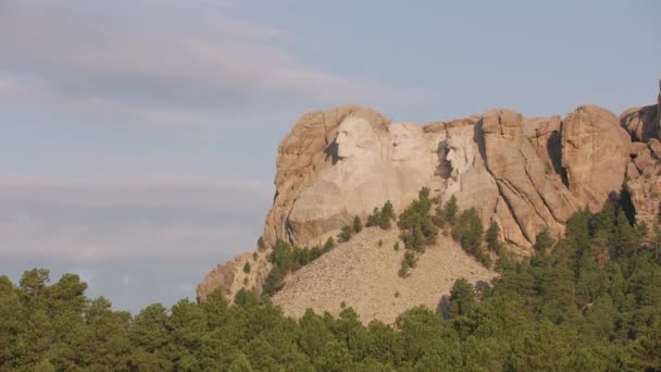 拉什莫尔山国家纪念 南达科塔州 — 图库视频影像