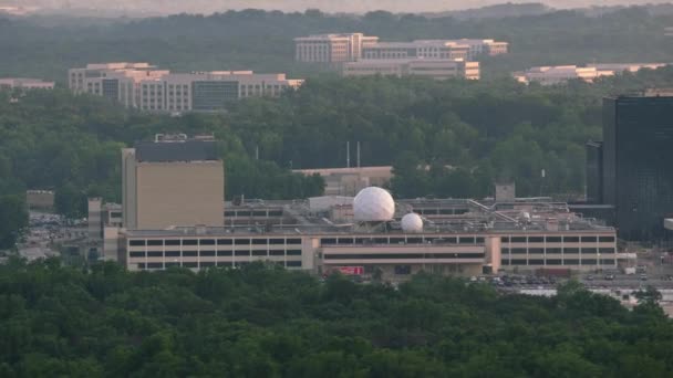 Ουάσιγκτον Περίπου 2017 Αεροφωτογραφία Του Αρχηγείου Της Εθνικής Υπηρεσίας Ασφαλείας — Αρχείο Βίντεο