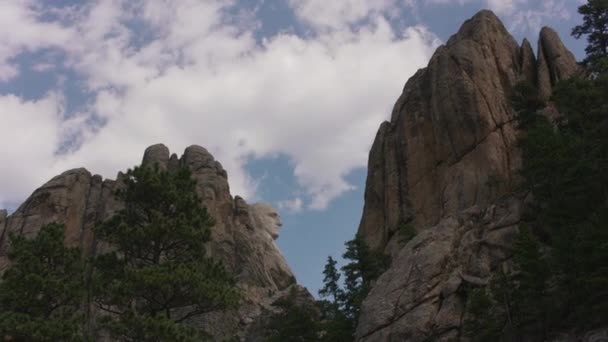 サウスダコタ州ラシュモア山国立記念碑のタイムラプスショット — ストック動画