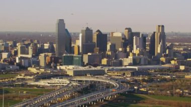 Dallas, Teksas - 2017 dolaylarında: Dallas, Teksas 'ın havadan görünüşü