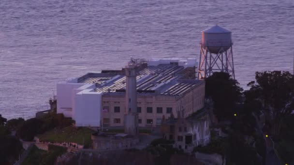 San Francisco Kalifornia 2017 Közelkép Alcatraz Szigetről — Stock videók