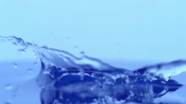 Stříkající Vodě Pomalém Pohybu — Stock video