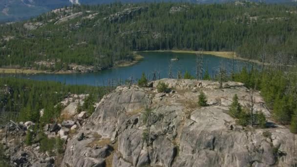 蒙大拿美丽的自然景观 美国高地的航拍 — 图库视频影像