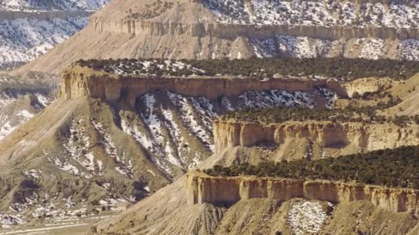 Vista Aérea Cañones Mesetas Utah — Vídeos de Stock